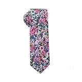 „Klassisches Design“: Diese Krawatte mit Blumenmuster sorgt für einen edlen Look, der sowohl von Stil als auch von Selbstvertrauen geprägt ist und Sie aus der gewöhnlichen, lässigen Pfeilform hervorheben kann. Steht ein besonderer Anlass an und Sie müssen absolut tadellos aussehen? Möchten Sie einem ansonsten langweiligen Anzug einen Hauch von Farbe und Authentizität verleihen?