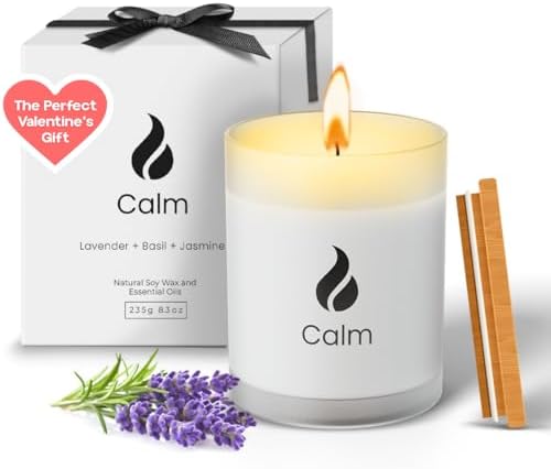 Natur IX Calming Soy Scented Candles for Women | Non Toxic Soy Ca...