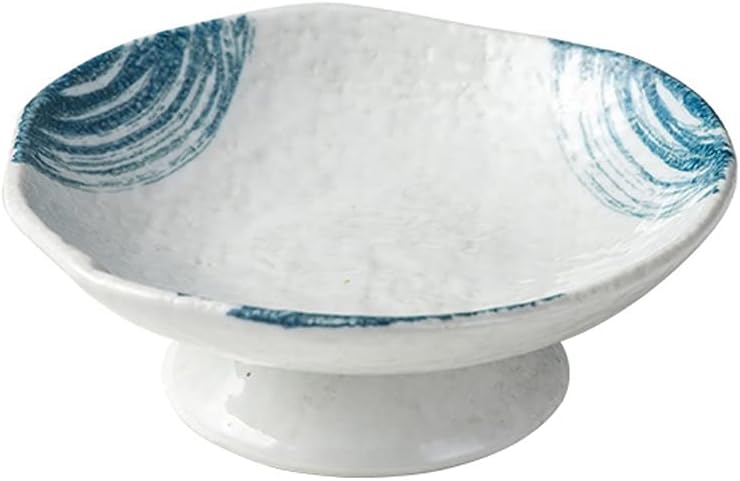 Tall Dessert Bowl Ceramic Snack Bowl Salad Bowl Suitable for Microwave Oven Dishwasher Refrigerator 2 Pieces (Color : D) (E)