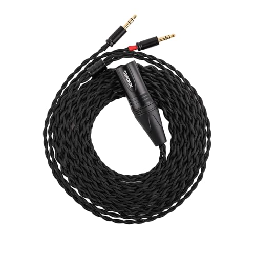 Linsoul Tripowin Nova ���j�^�[�w�b�h�t�H���P�[�u���A�I�[�o�[�C���[�w�b�h�t�H���p���C���[�A4�c�V���o�[�t�H�C��/OCC�n�C�u���b�h�A�b�v�O���[�h�P�[�u���A2M�A�~���[�W�V�������I�[�f�B�I�t�@�C������ (XLR)