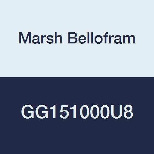 GG151000U8 Marshalltown Value Series Gauge, 1 1/2", Clamp Mount, 1/8" NPT, 0-1000 PSI