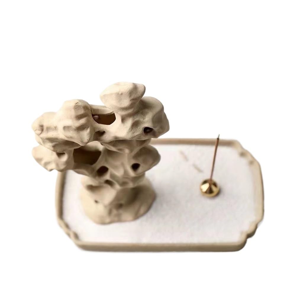 Brûleur d'encens fil en céramique de Taihu pour maison et bois de santal
