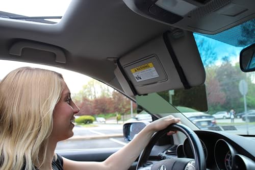 Glare Guard G GLAREGUARD-GREY Glare Guard Polarized Sun Visor For Car, Sun Visor Extender For Car, Anti-Glare Car Sun Visor thumb #3