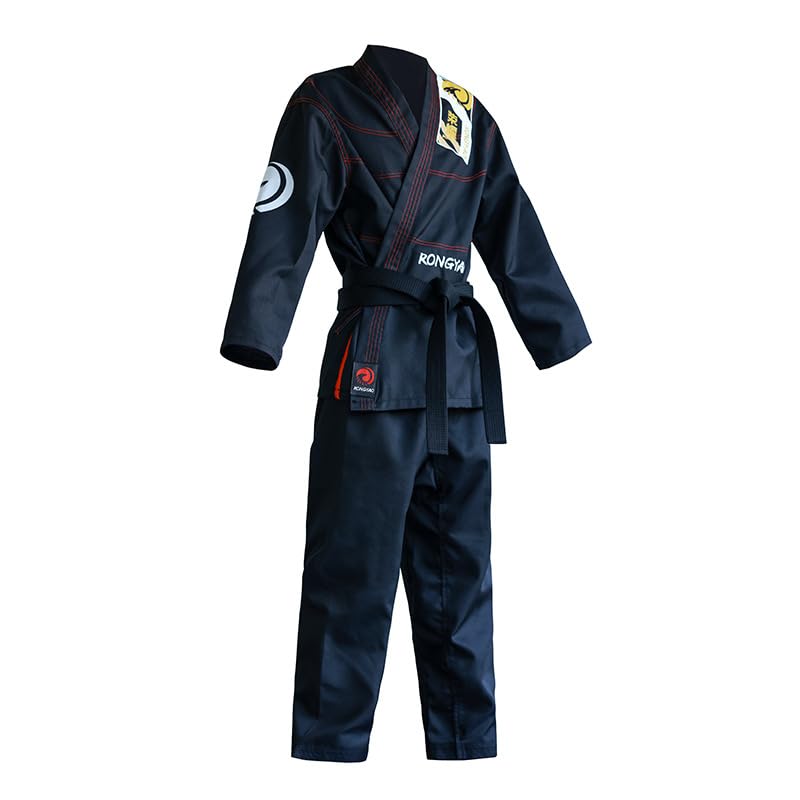 Taekwondo Gi Set DobokTaekwondo uniforme estándar TKD traje con cinturón 190 cm