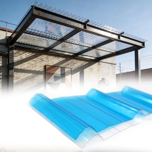 Golfplaten, Transparante Dakpannen, Gevelbekleding For Gebouwen, Doorzichtige Broeikas Afdekking, Voor Luifels, Carports, Stadions, Kantoor(2mm*1m/0.006 * 3.2ft)