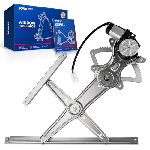 Image of KAX Front Left Power Window Regulator w /Motor Fit for Corolla 2003-2008 | Replace 741-505,6982002170,6982012590,for 2003-2008 Toyota Corolla,Front Left Driver Side(2-Pin)