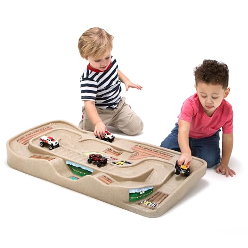 Simplay3 Portable Carry and Go Kids Race Track Toy Car Train Table,…