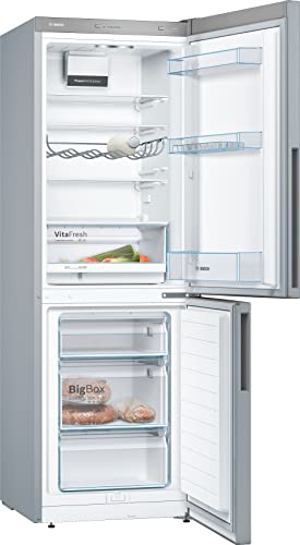 Bosch-Electromenager-Bosch-KGV33VLEAS–Frigorifico-con-congelador-bajo-colocacion-Libre-288-l-Frio-Mezclado-60-x-176-cm-Acero-Inoxidable-Aluminio-Blanco Bosch-Electromenager-Bosch-KGV33VLEAS–Frigorifico-con-congelador-bajo-colocacion-Libre-288-l-Frio-Mezclado-60-x-176-cm-Acero-Inoxidable-Aluminio-Blanco