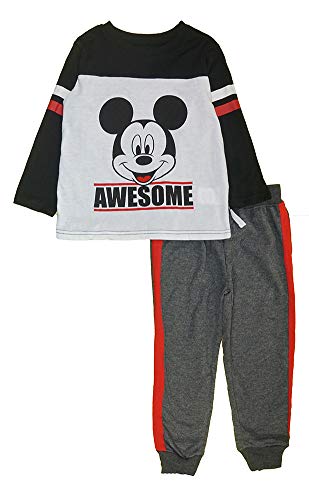 Ensemble Mickey Mouse Disney pour petit garçon en blanc taille 5 ans