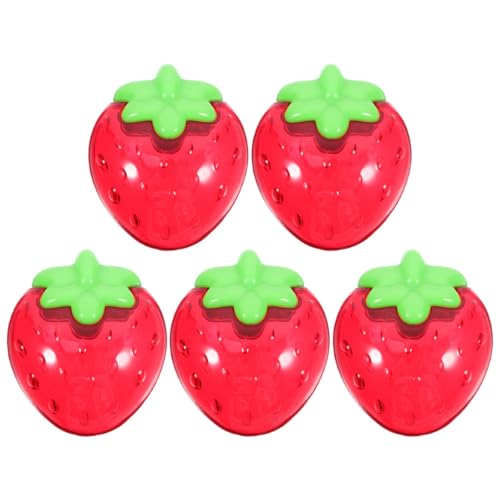 COLLBATH 5 Cajas De Dulces De Fresa Caja De Suministros Para Fiestas De Fresas Cajas De Golosinas Para Shower Cajas De Golosinas De Frutas Decoración De Fiesta De Cumpleaños De Fresa