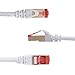 Cat7 Ethernet Cable - 25 ft - RJ45 Connector - Double Shielded STP - 10 Gigabit 600MHz - Cat 7 Premium High Speed Network Wire Patch Cable (7.5m) LAN Cord - 25 Feet
