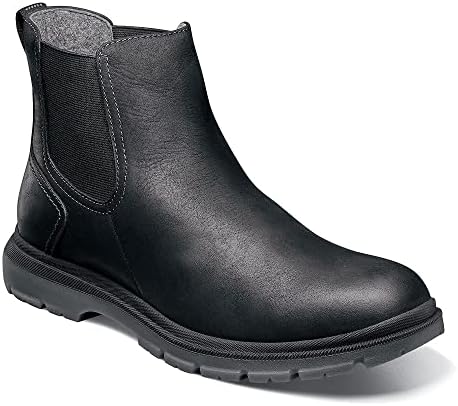 Florsheim Men's, Lookout Plain Toe Gore Boot Black 12 M | Image 3