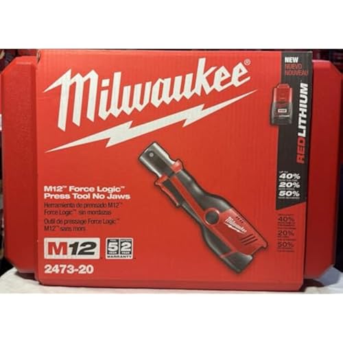Milwaukee 2473-20 M12 Force Logic Press tool - No Jaws