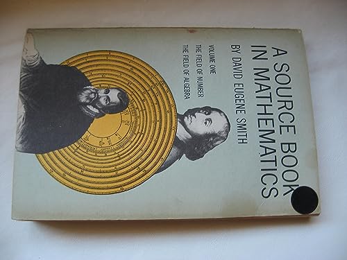 A Source Book In Mathematics Volume One (Dover ... B000LH4TXG Book Cover