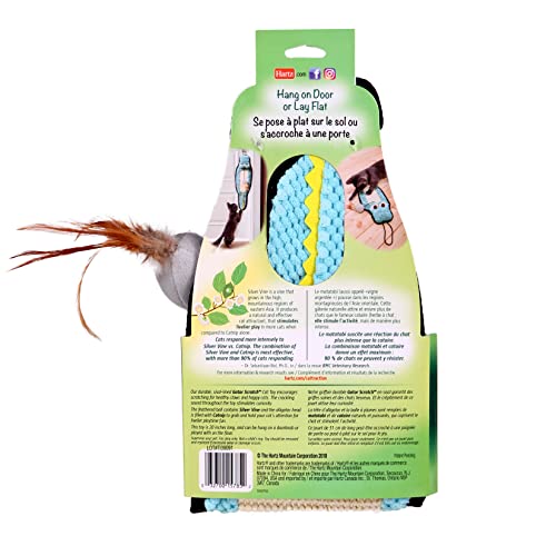 Hartz Cattraction With Silver Vine & Catnip Gator Scratch #TOP2