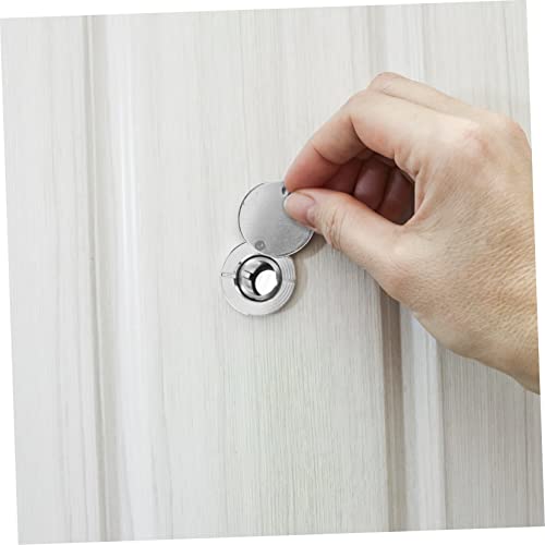 TEHAUX Mirilla para puerta anti-robo acero inoxidable cubierta de privacidad alta definición miniatura 7