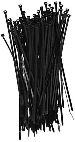 Serre-câbles en nylon stabilisé UV noir 27,9 cm lot de 100 pièces ATD Tools 20411