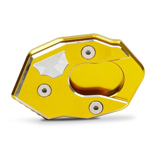 Rehausses béquille latérale KAWASAKI Ninja et Z en aluminium jaune