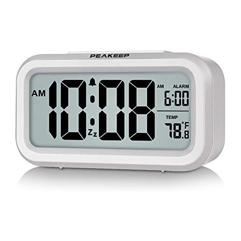 Peakeep Smart Night Light Digital Alarm Clock Cover