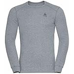 Odlo Ropa interior térmica para hombre Active Warm...: BASE LAYER TOPS ACTIVE WARM ODLO Grey L HOMBRE Confeccionada con un innovador tejido de poliéster 100 % reciclado, esta prenda interior ligera y versátil para hombre mejora el rendimiento y reduce el impacto ecológico. Ligero y versátil, mejora el re...
