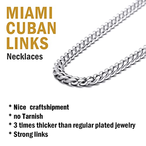 Chunky Choker Chain Necklace For Women Men 14 Inch 6Mm Short Steel Neckchain #TOP3