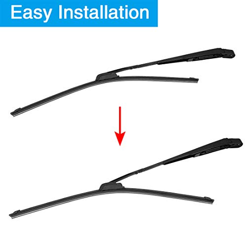 Limpiaparabrisas trasero para Honda Crosstour 2014 2015 solución contra rayas 2
