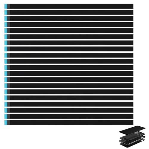 Trpoey 10/20 Pièces Ruban Adhésif Easy Pull Écran LCD 200 x 8 x 0,5 mm, Double Face Extensible à Retirer, Bande de Réparation Écran pour Ordinateur Portable LED (20)