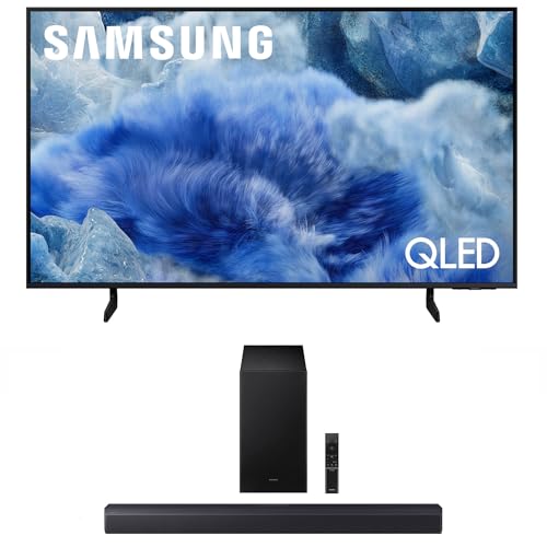 Image of Samsung QN43Q8FAAFXZA 43 Inch Class QLED Q8F 4K Vision AI Smart TV with a HW-B550F B-Series Soundbar 2.1 Ch and Subwoofer (2025)