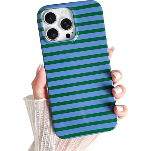 Coque iPhone 13 Pro Max pour femmes et filles tendance à rayures