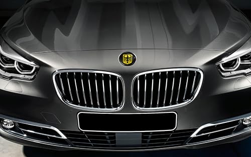 Image of Biomar Labs 82mm Car Bonnet Badge Compatible with BMW 51148132375 - Replacement BMW Badge Emblem for Bonnet or Boot EO (EO 34 O)