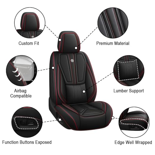 Image of Custom Car Seat Cover for Jeep Gladiator 2020-2026,Easy Install,Black