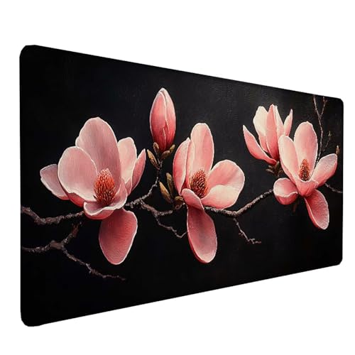 Tapis souris Fleurs de Cerisier antidérapant et imperméable XXL