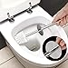 Kelamayi Toilet Brush and Holder 2 Pack Toilet Bowl Brush with Stainless Long Handle Durable Bristles Toilet Scrubber Brush Suitable for Bathroom Deep Cleaning