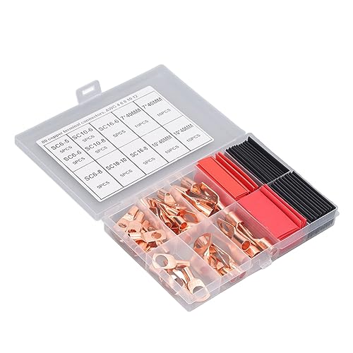 Terminal de Fio, Terminais de Bateria de 80 Unidades, Terminais de Fio Resistentes, Terminais de Ane