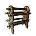 IndiaBigShop Wooden Bracelet Holder Jewelry Display Stand Watch Bangle Bar Necklace Storage Organizer Brown 6 Rods