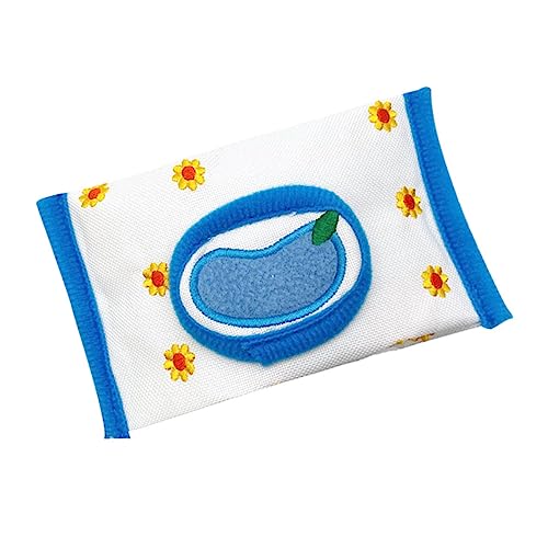 Kisangel Dog Snuffle Mat Toy for Puppies Interactive Paper Extraction Plaything for Smell Training and Slow Feeding Engaging Comforting Toy for Pets