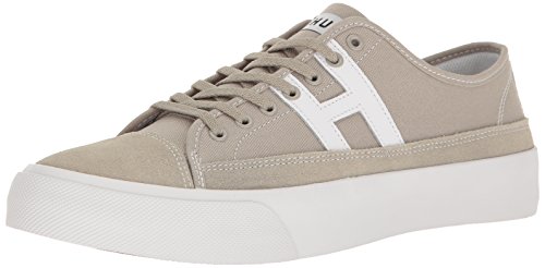 HUF Men's Hupper 2 LO Skateboarding Shoe, Aluminum, 10 US/10 M US