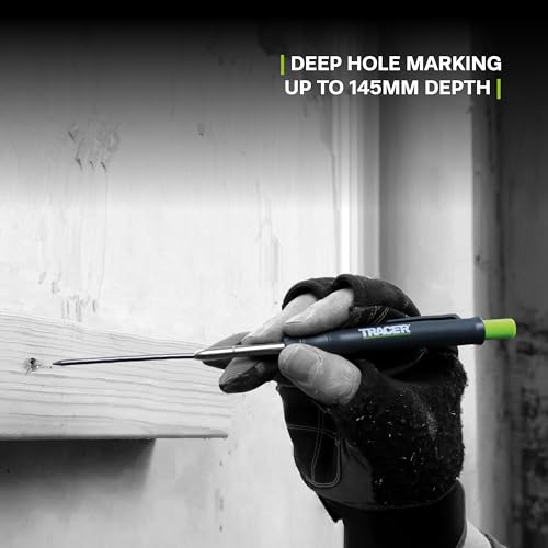 image for Tracer Deep Hole Construction Pencil Site Holster. Extendable 2B Carpe