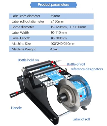 Machine d'étiquetage manuelle pour en finir avec les autocollants de travers