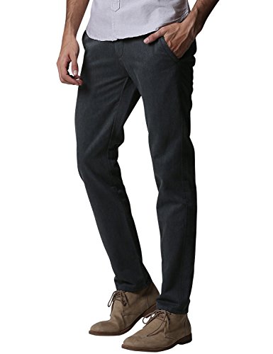 Image of Match Mens Regular-Fit Casual Flat Front Chino Pants