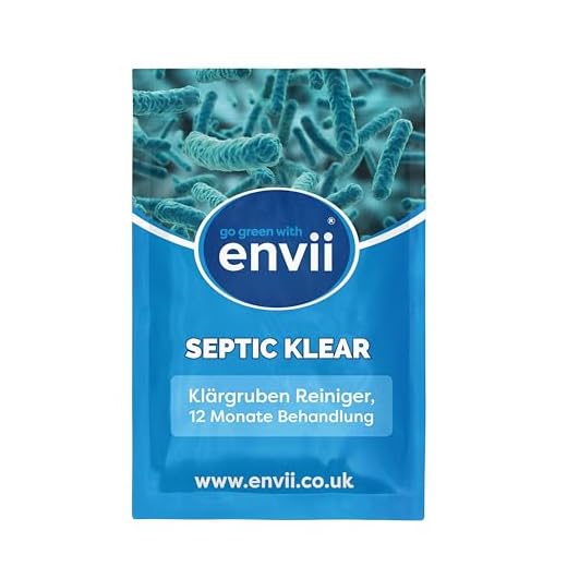 Envii Septic Klear – Bakterien zur Behandlung von Klärgruben 12 Monate Versorgung