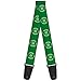 Buckle-Down Guitar Strap - Green Lantern Logo Weathered Greens - 2