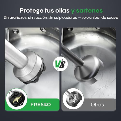 Batidora de mano de 1000W con velocidad variable y brazo de acero 4