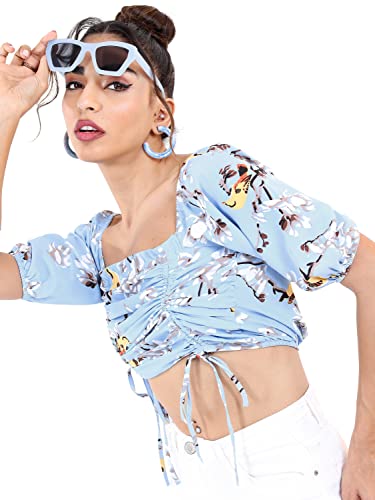 Image of KETCH Women Regular Fit Printed Short Sleeve Tops
