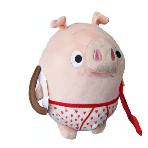 Amazon.com: MerryMakers Cupig the Valentine's Day Pig Plush, 9.5