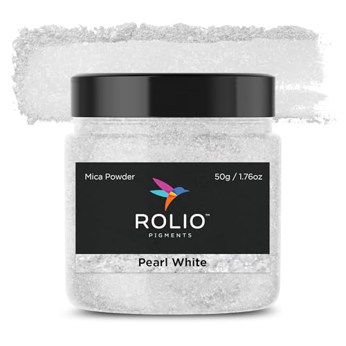 Rolio Premium Mica Powder - Pearl White (50g)