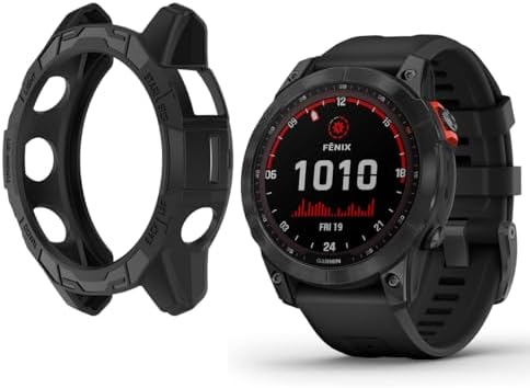 Silicone Cases for GARMIN Fenix 7/7 Pro and EPIX Pro 47mm,Black