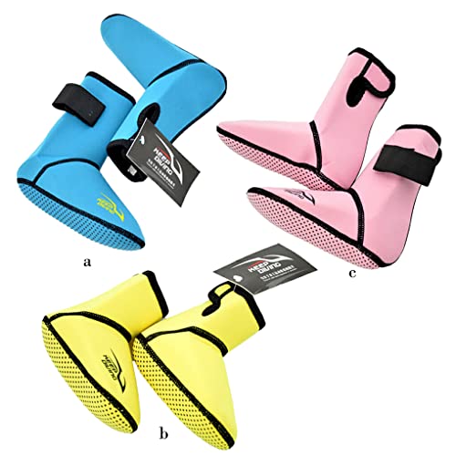 CUDDIKAJI Keep Diving DS-102 3MM Meias de mergulho de neoprene para meninos e meninas antiderrapante