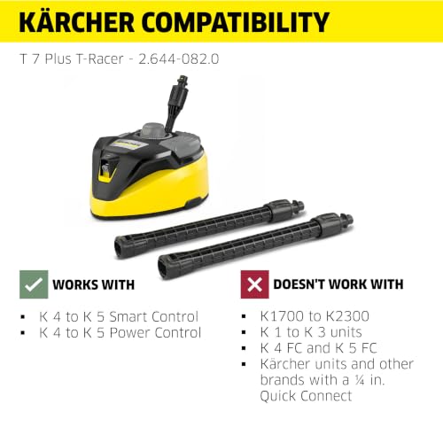 Image of Karcher T 7 Plus T-Racer 11 inch Pressure Washer Surface Cleaner Attachment
