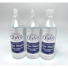 Eyes-Plus 4 أوقية غسول العين - 3 زجاجات - ينظف ، ينعش ، يهدئ